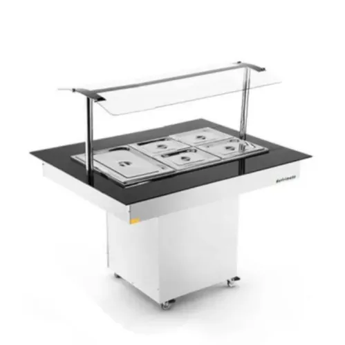 NZ. Buffet REFRIGERADO 6 cubas+tampas inox REFRIMATE