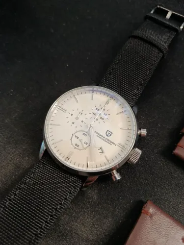 Relógio cronógrafo Pagani Design PD-2720K branco