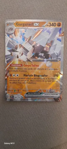 CARTA POKÉMON GARGANACL EX