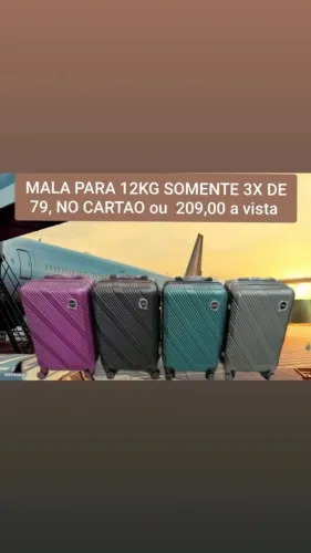 Mala para 12kg original da AVANCE entrego