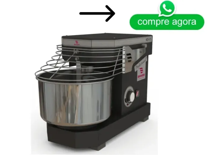 Amassadeira Espiral 5kg Braesi 10 velocidades Nova
