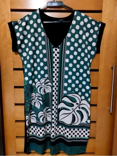 Vestido Zinzane Poá - Tamanho G