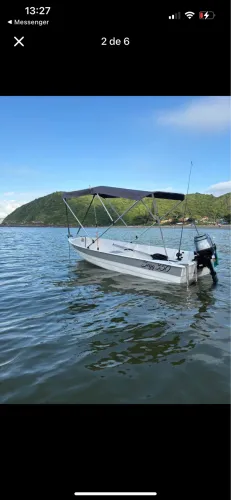 Vendo barco de pesca segg com carretinha super novo 