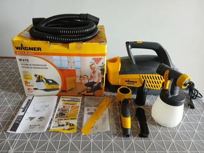 Pistola de Pintura Wagner W 670 Quick & Easy