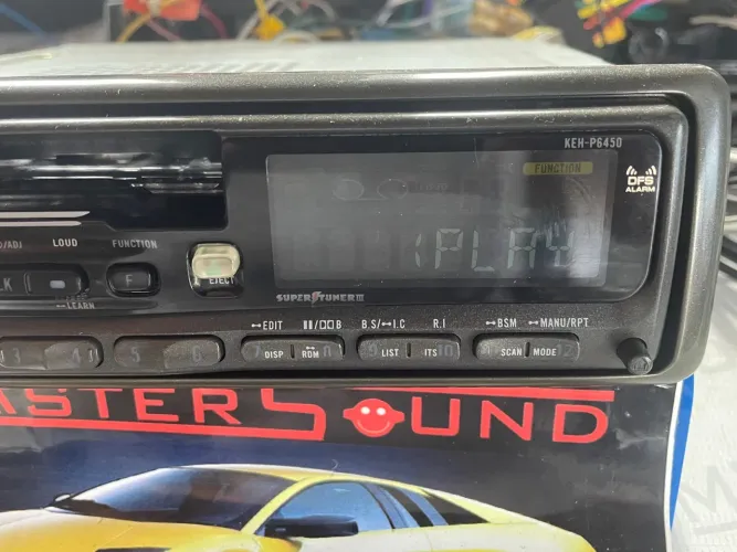 Toca fita rádio pioneer keh-p6450 impecável raridade show 