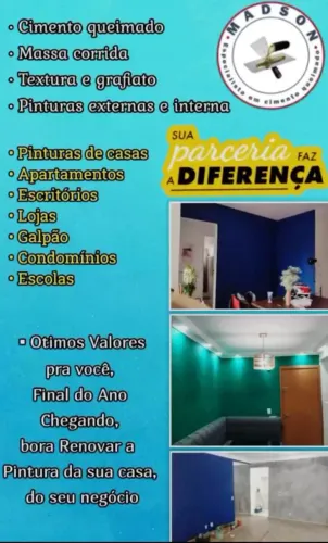 Cimento Queimado Pintor Profissional Manaus