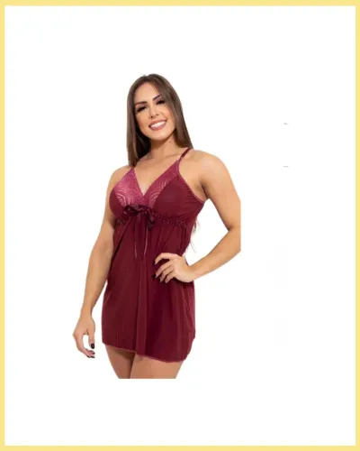 Camisola de renda Rosa tamanho GG