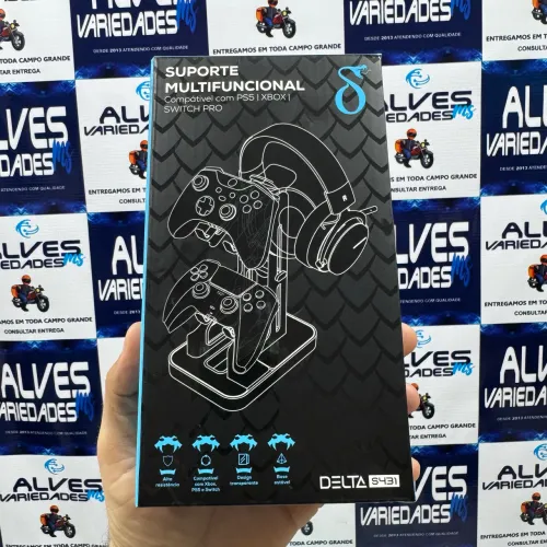Suporte Para Headset e 2 Controles