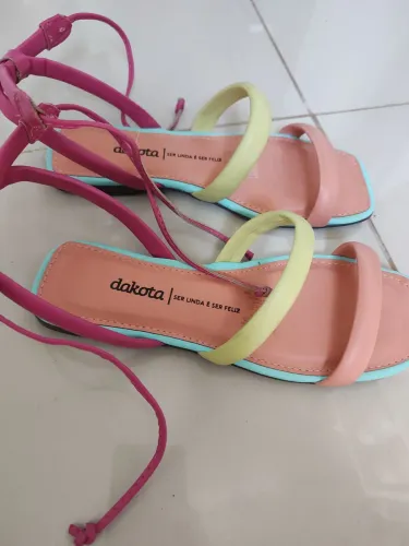 Sandália Dakota Amarração - Colorida Tam 34
