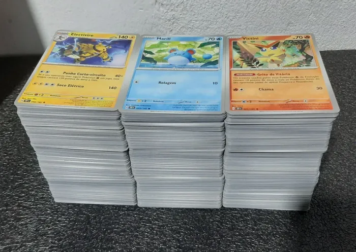 Lote de cartas pokémon 1.500 cartas originais