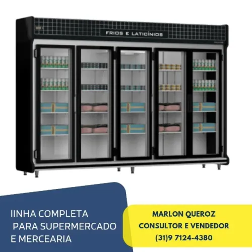 Refrigerador 5 Portas Polo Frio Novo