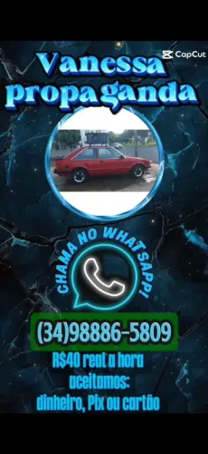 Faço propaganda volante 40 real a hora