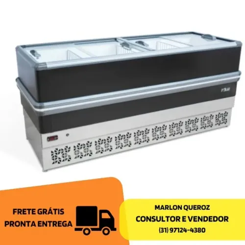 Ilha de Congelados 2M Polar Preta 127-220V