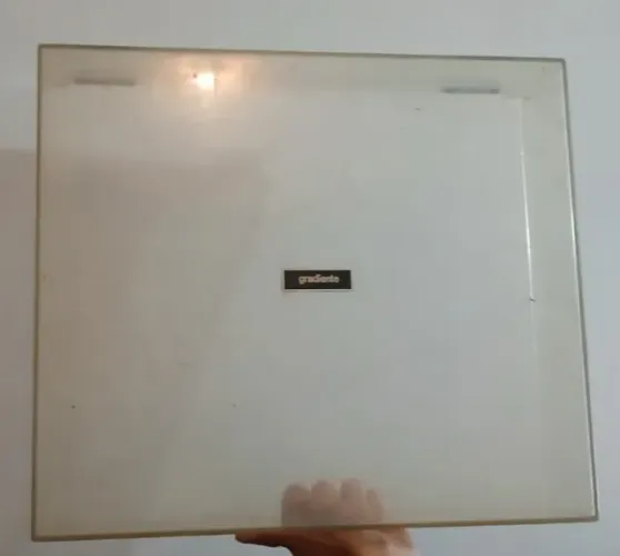 Tampa de Acrílico para Toca-Disco Transparente Gradiente