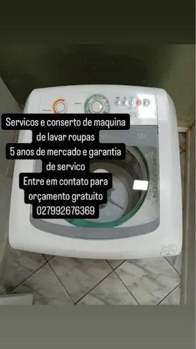 Conserto e servico de maquina de lavar