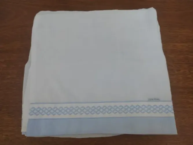 Toalha Fralda De Ombro Azul