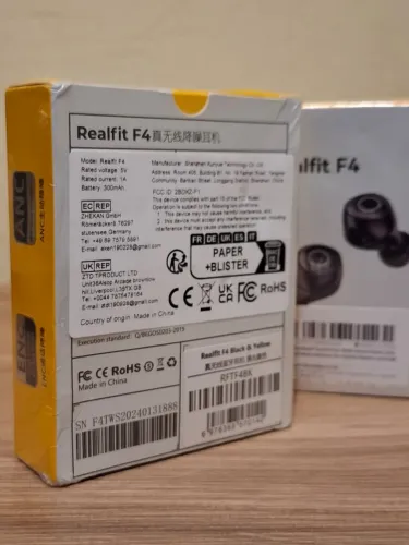 Fone bluetooth Realfit F4 NOVO 