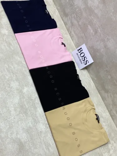 Camiseta Hugo Boss Luxury Cotton Regular Fit - T-Shirt Importada 