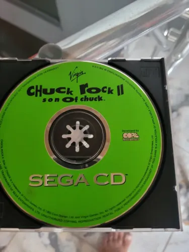 Chuck Rock II - Sega CD + Brinde dega CD clássicos leia anúncio 