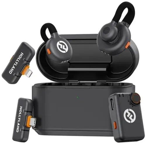 Microfone Hollyland Lark M2S Ultimate Combo USB-C/Lightning - Novo lacrado!