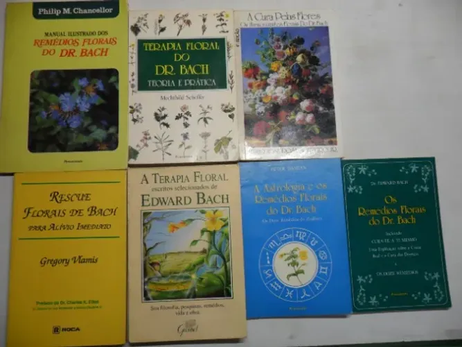 Livros Florais Cura Dr Bach Manual Ilustrado Astrologia Livro - Terapia Floral do Dr. Bach