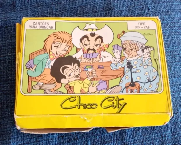 Cartões Para Brincar Chico City Tipo Pif Paf  Completo
