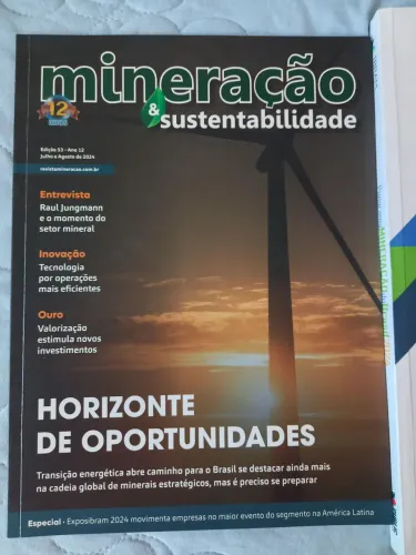 Livro sobre panorama da mineração no brasil