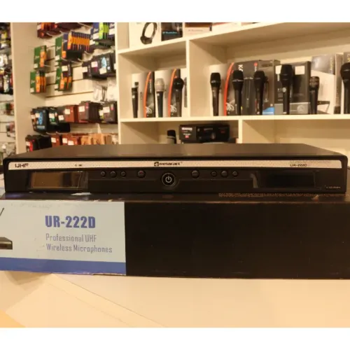 Base Dupla Microfone Relacart UR-222D