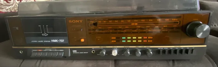 Som Sony 3x1 Toca discos, Toca fitas e rádio AM/FM DEFEITO