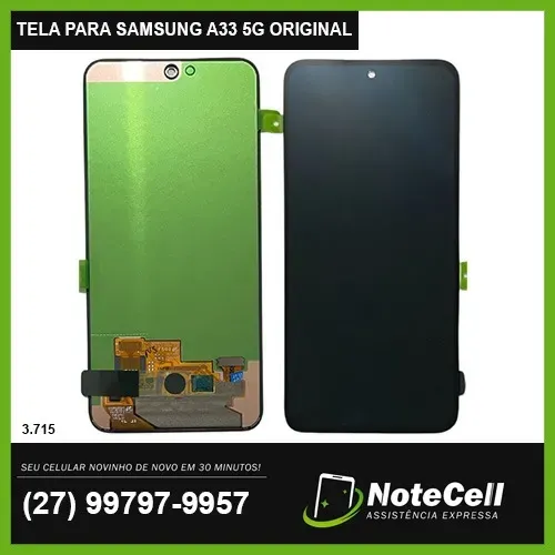 Tela Display Para Samsung A33 5G Amoled Original Bordas Finas Igual A Nacional 3.715