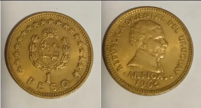 Moedas antigas Uruguaias