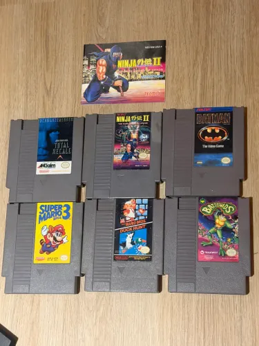 Jogos Nintendo NES Originais + Manual Ninja Gaiden II