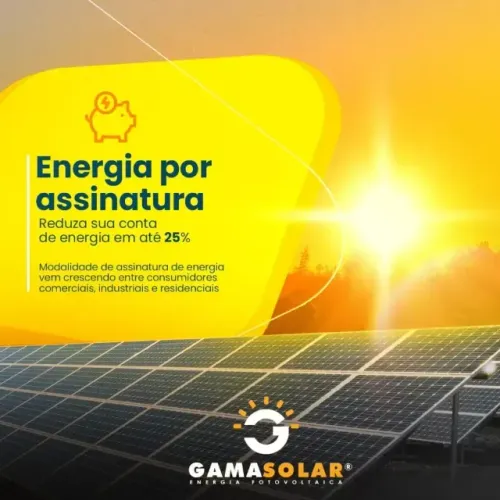 Energia por Assinatura- Reduza sua conta em até 35% sem investir em Placa Solar.