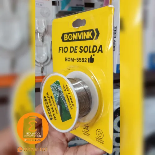 Fio de Solda, Estanho para FERRO DE SOLDAR, Bomvink