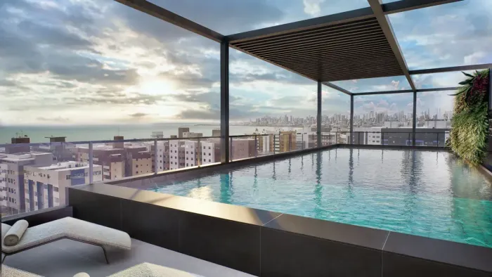 vendo flat poucos passos do mar área de lazer completa no jardim oceania