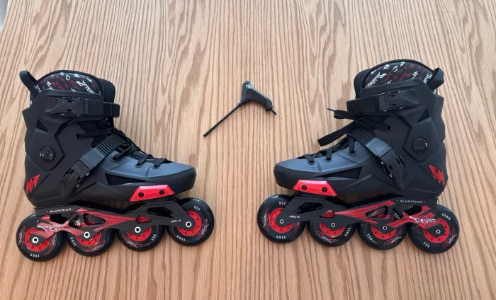 Patins in line traxart semi-novo / tamanho 37-38