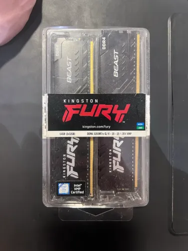 Memória Ram 2x 8gb ddr4 - kingston fury