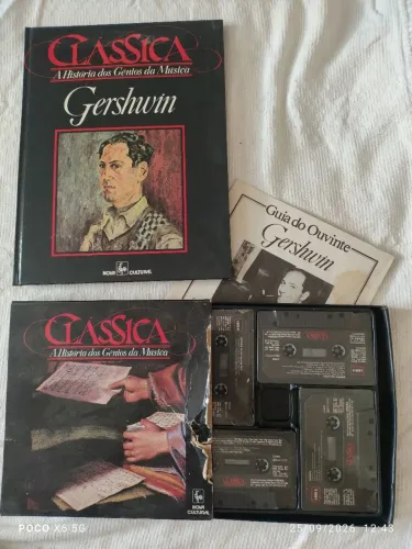 Gershwin- Box fita cassete e livreto