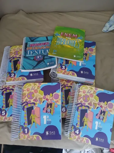 Apostilas sas 2025 (semi usada, todos os livros)