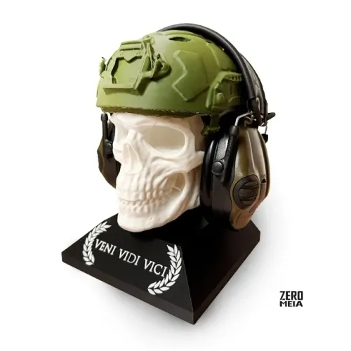 Porta Headset Militar - Decoração Gamer / Setup / Escritório