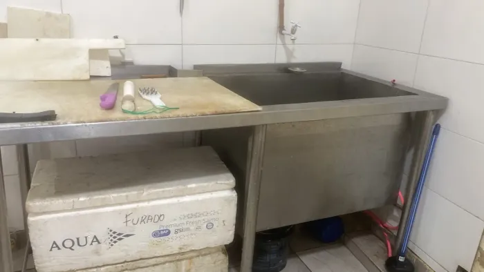 Tanque inox para peixaria