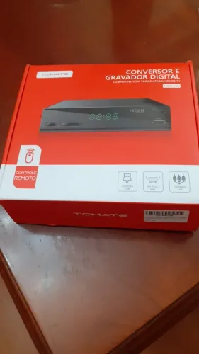 Kit Conversor Digital MCD 888 Full HD com Gravador + Antena Mtv-3015 (Tomate)