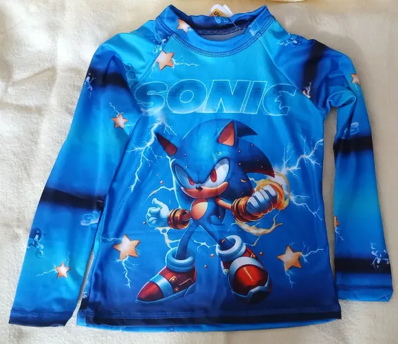 Conjunto de Praia Menino Sonic