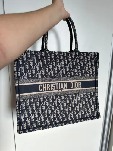Bolsa Dior Book Tote Média - Linha Premium - Seminova