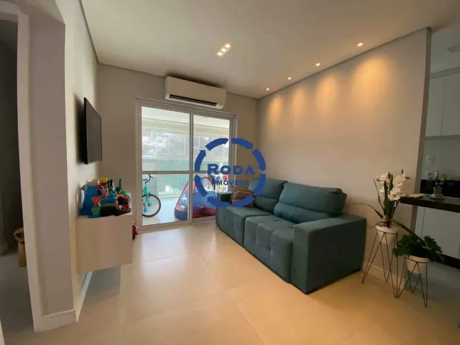 Apartamento com Varanda Gourmet e Lazer Completo na Quadra da Praia ? José Menino, Santos