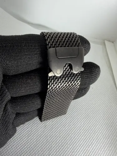 Pulseira Apple Watch Preta Milanese TAMANHO P