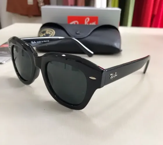 óculos de sol ray ban state black piano