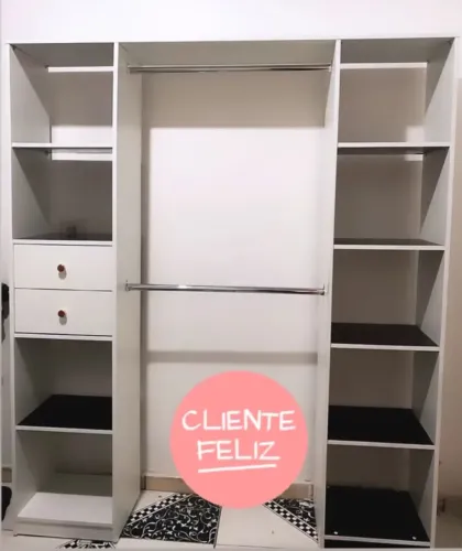 Closet 2 torres em mdf 