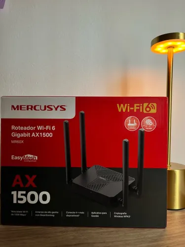 Mercusys MR60X Roteador Wi-Fi 6 AX1500 Dual Band