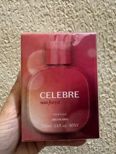 Perfume Celebre Sua Força O Boticário 100ml Novo e Lacrado